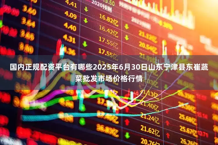 国内正规配资平台有哪些2025年6月30日山东宁津县东崔蔬菜批发市场价格行情